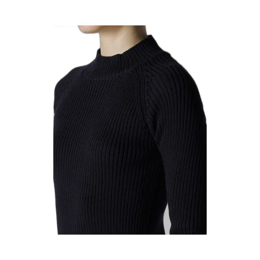 Ribbed Mini High Neck Pullover