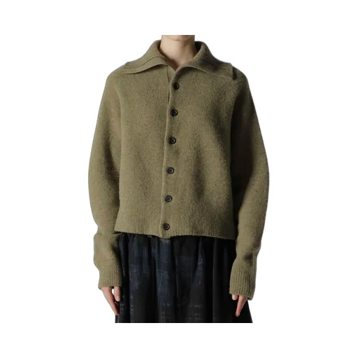 Milling Jersey Embroidery Cardigan