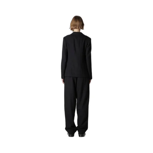 Wool Gauze Twill Left Front Drape Jacket