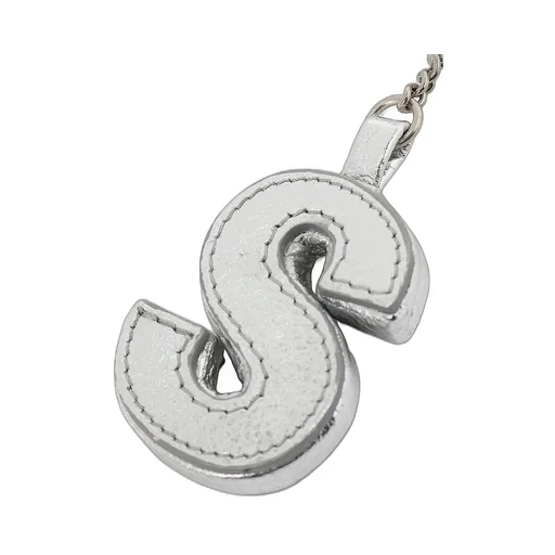 Y's Block Leather Bag Charm
