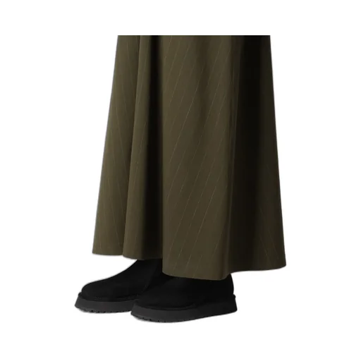 W/Ry Stripe Long Flare Drape Dress
