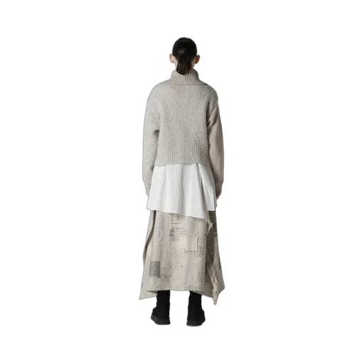 Toggle Button Asymmetric Cardigan