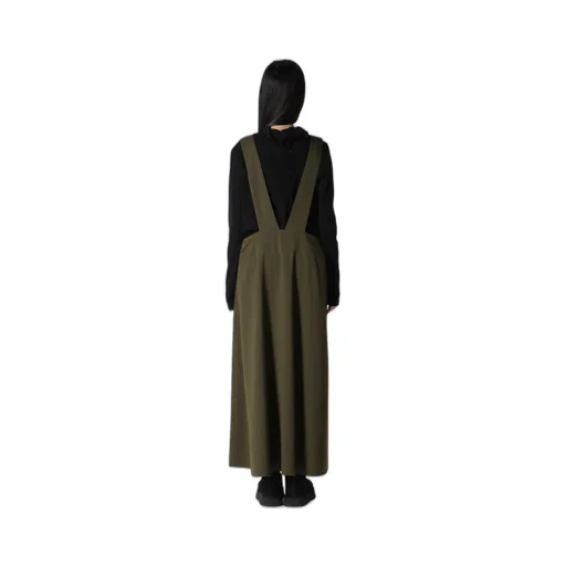 W/Ry Stripe Long Flare Drape Dress