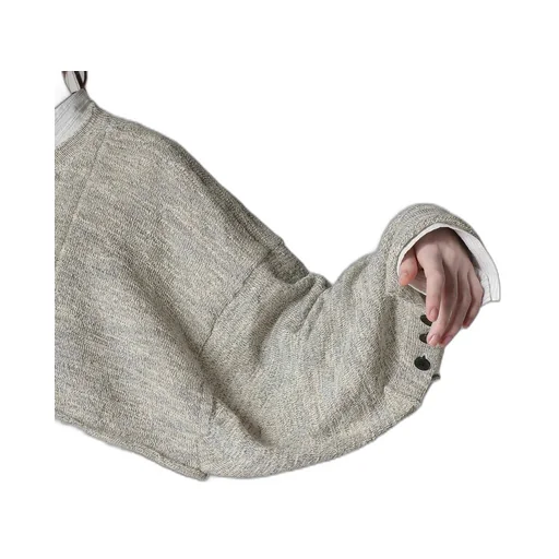 Slub Wool Design Knit Pullover