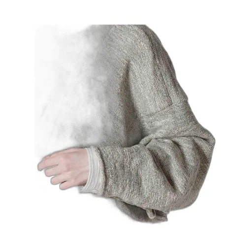 Slub Wool Design Knit Pullover