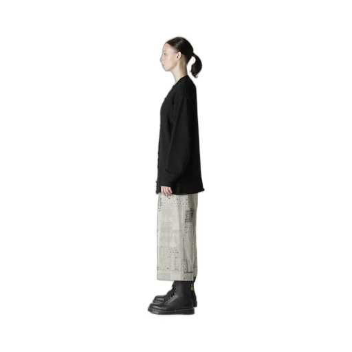 Slub Wool Design Knit Cardigan