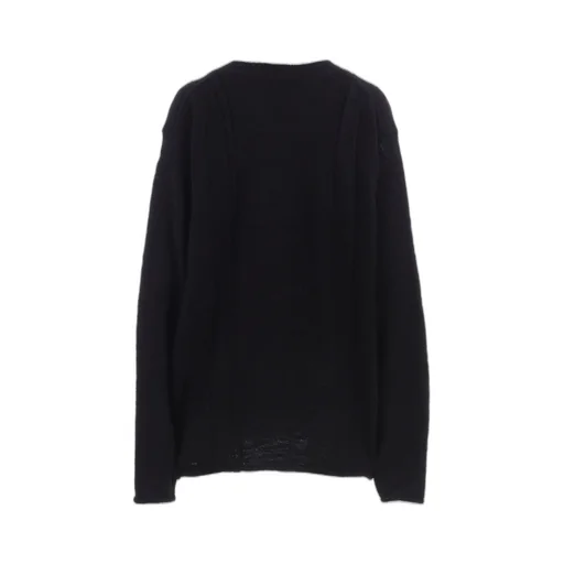 Slub Wool Design Knit Cardigan