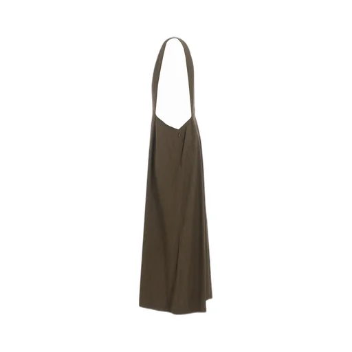 W/Ry Stripe Long Flare Drape Dress