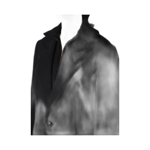 Milling Wool Serge Peaked Lapel Jacket