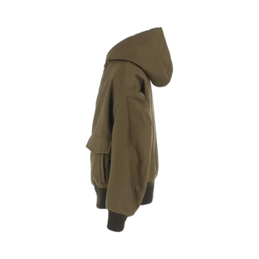 Cotton/Flax Moleskin Reversible Blouson