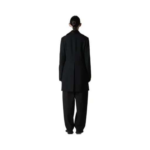 Milling Wool Serge Peaked Lapel Jacket