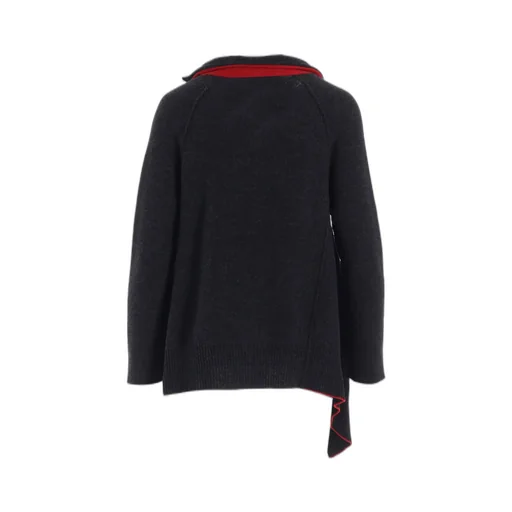 Wool Brend Draped Jacket
