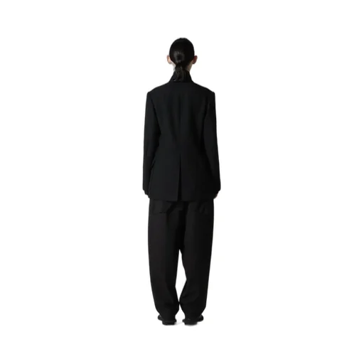 Milling Wool Serge Peaked Lapel Jacket