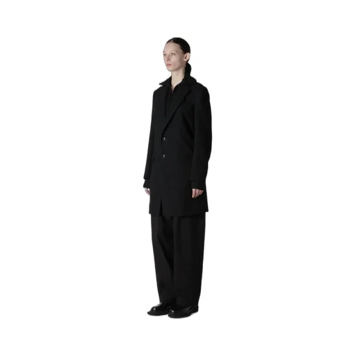 Milling Wool Serge Peaked Lapel Jacket