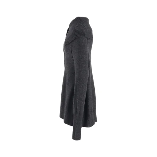 Wool Brend Draped Cardigan