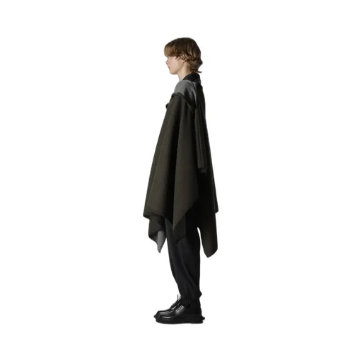 W/Ny Reversible Jersey Asymmeteric Cape