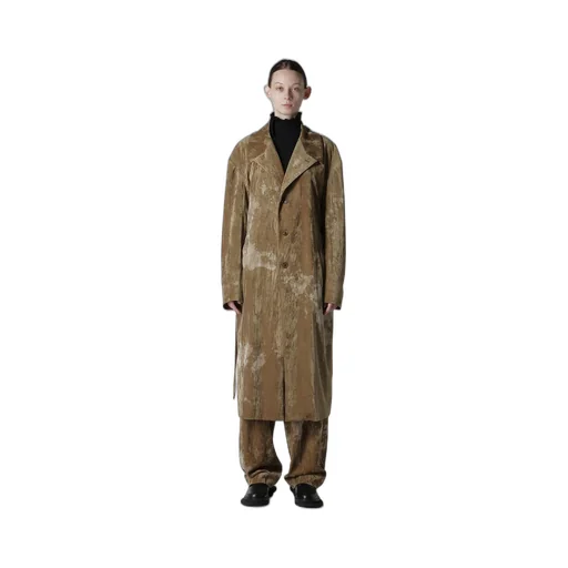 Discharge-Printed Velvet Big Jacket