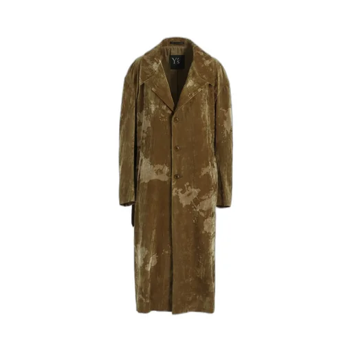 Discharge-Printed Velvet Big Jacket