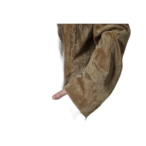 Discharge-Printed Velvet Big Jacket