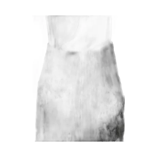 Discharge-Printed Velvet Side Drape Skirt