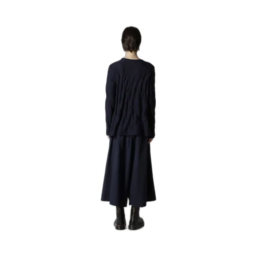 Diagonal Cable Jq String Collar Long T