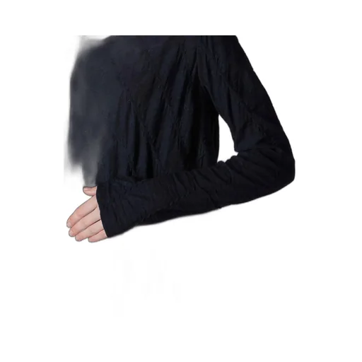 Diagonal Cable Jq String Collar Long T