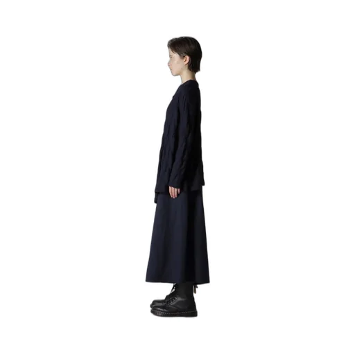 Diagonal Cable Jq String Collar Long T