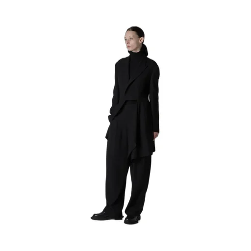W/Ry Washer Processed Gauze Single Tuck Pants