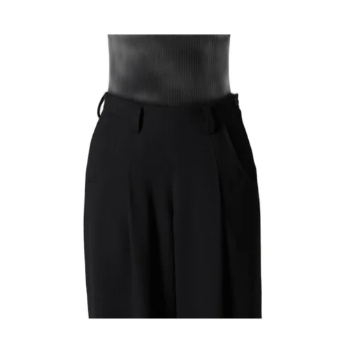 W/Ry Washer Processed Gauze Single Tuck Pants