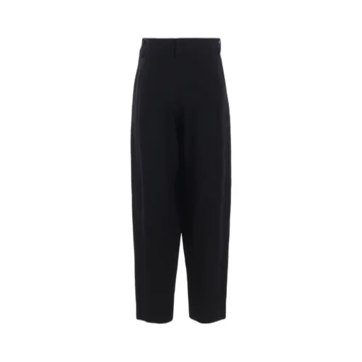 W/Ry Washer Processed Gauze Single Tuck Pants