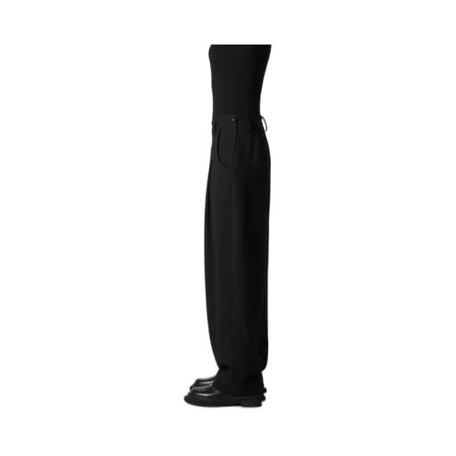 W/Ry Washer Processed Gauze Single Tuck Pants
