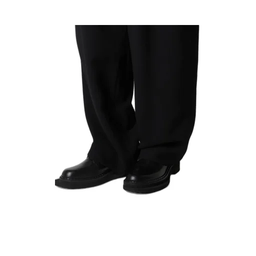 W/Ry Washer Processed Gauze Single Tuck Pants