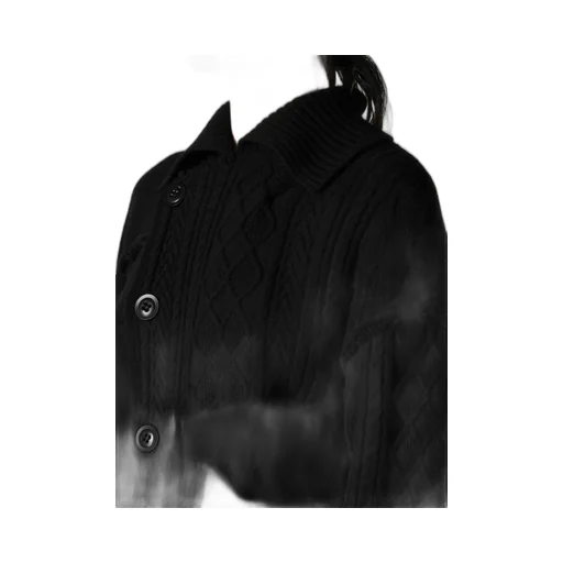 Deconstructed Design Cable Knit Cardigan