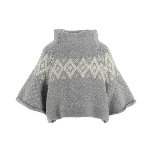 Nordic Jq Short Raglan Sleeve Pullover