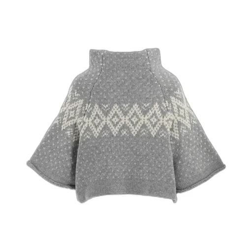 Nordic Jq Short Raglan Sleeve Pullover