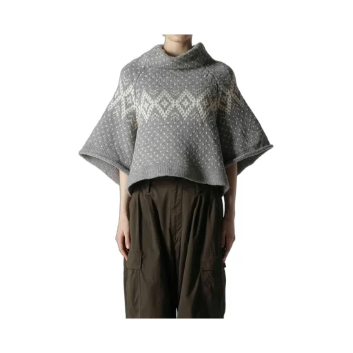 Nordic Jq Short Raglan Sleeve Pullover