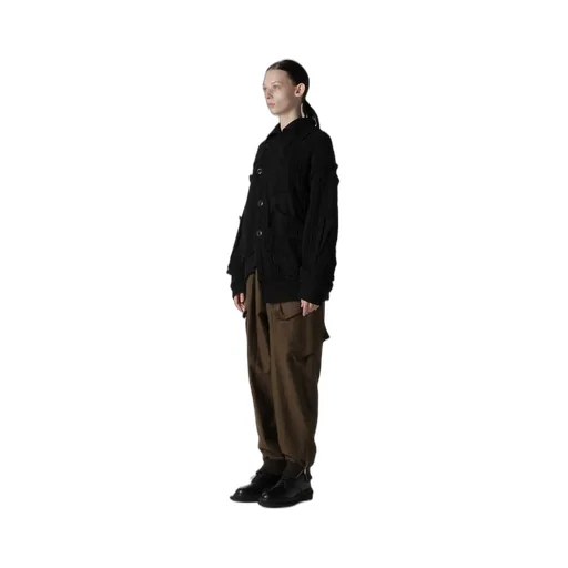 Deconstructed Design Cable Knit Cardigan