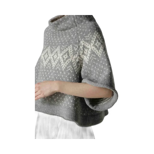 Nordic Jq Short Raglan Sleeve Pullover