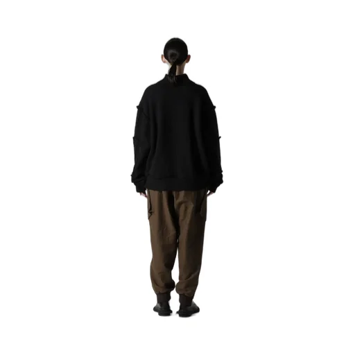 Deconstructed Design Cable Knit Cardigan