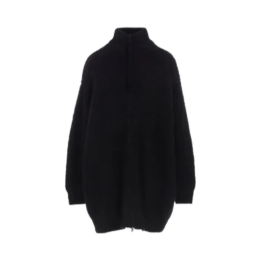 Fleece Raised Zip-Up Cardigan