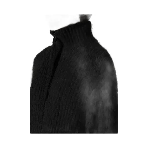 Fleece Raised Zip-Up Cardigan
