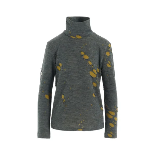 Bonded Hole Jq High Neck Long T