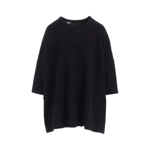 Bonded Hole Jq Round Neck Big T