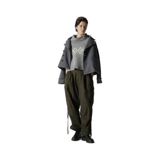 W/Ny Boiled Wool/Fleece H-Short J