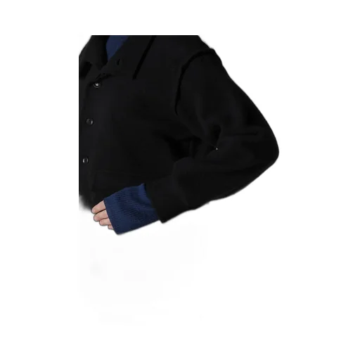 W/Ny Fleece Asymmetric Blouson