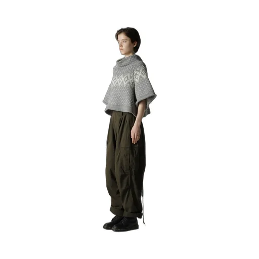 Nordic Jq Short Raglan Sleeve Pullover