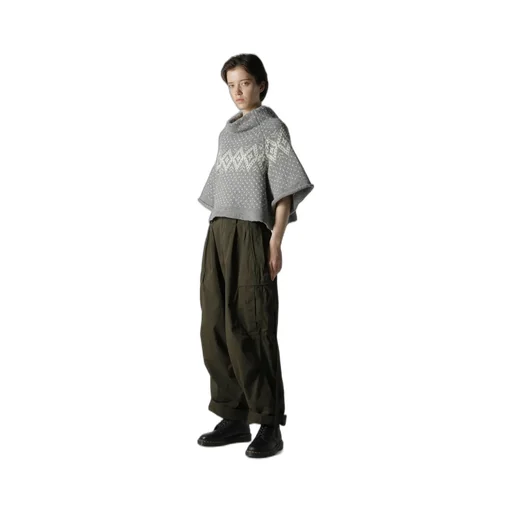 Nordic Jq Short Raglan Sleeve Pullover