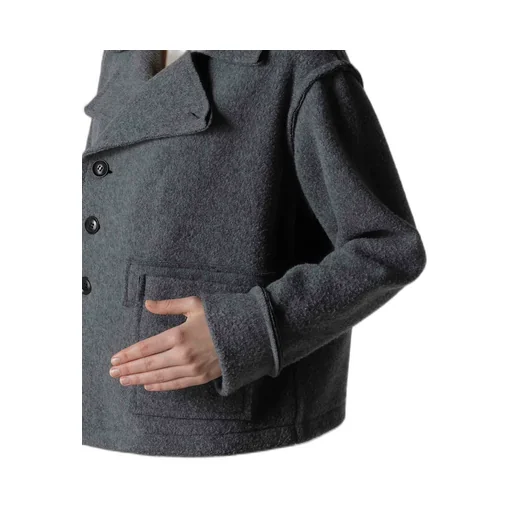 W/Ny Boiled Wool/Fleece H-Short J