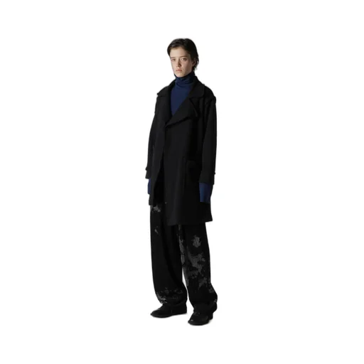 W/Ny Fleece Long Coat