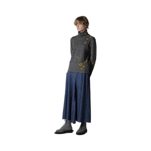 Bonded Hole Jq High Neck Long T
